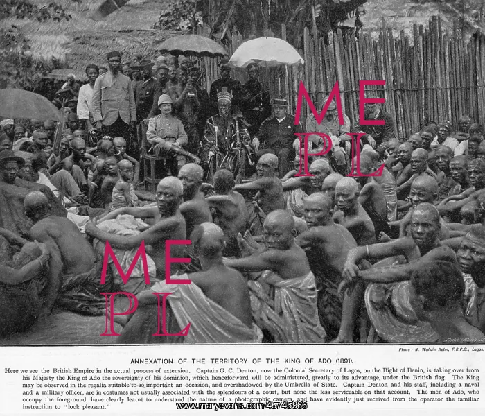 : Colonialism - Annexation of Ado by the British : Colonialism - Annexation of Ado by the British