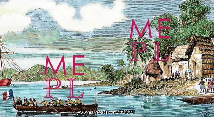 : Colonialism. First African expeditions. French ship heading : Colonialism. First African expeditions. French ship heading