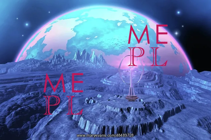 : A colony on an alien moon with a beautiful planet in its sky : A colony on an alien moon with a beautiful planet in its sky