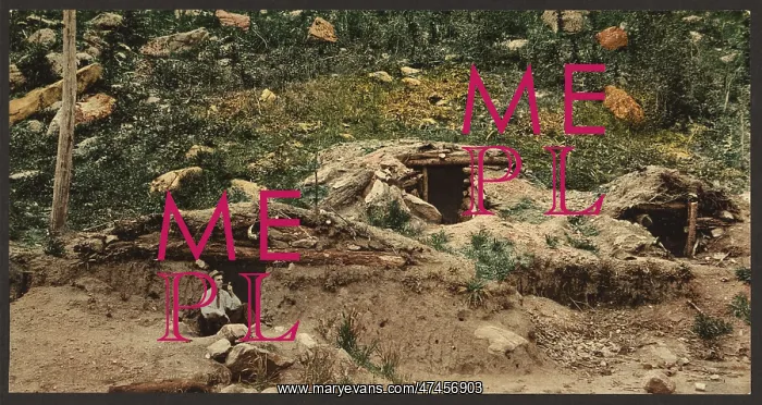 : Colorado. Dug out cabins : Colorado. Dug out cabins