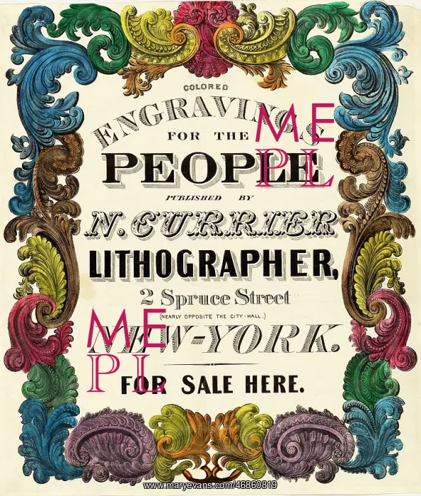 : Colored Engravings for the People : Colored Engravings for the People