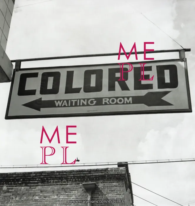 : COLORED WAITING ROOM sign hangs at the Memphis : COLORED WAITING ROOM sign hangs at the Memphis