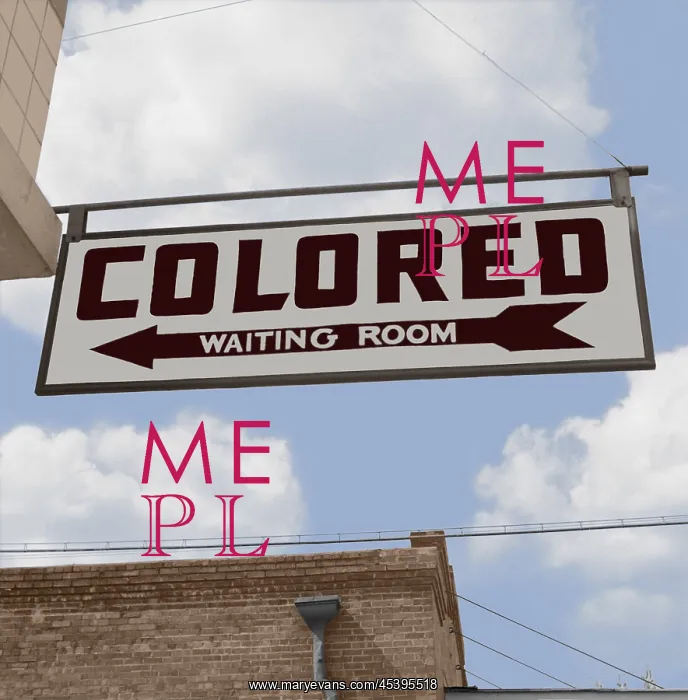 : COLORED WAITING ROOM sign hangs at the Memphis : COLORED WAITING ROOM sign hangs at the Memphis
