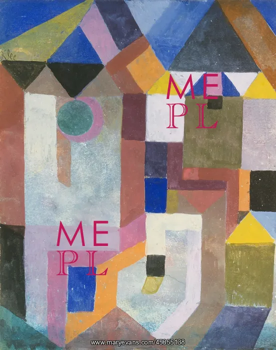 : COLORFUL ARCHITECTURE, by Paul Klee : COLORFUL ARCHITECTURE, by Paul Klee