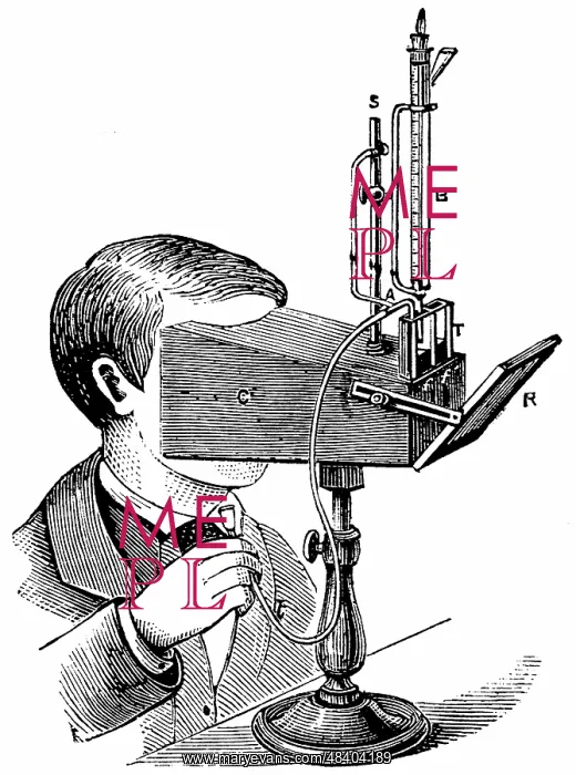 : Colorimeter, after design by Labilliardiere with : Colorimeter, after design by Labilliardiere with