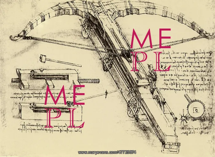 : Colossal Crossbow, by Leonardo da Vinci : Colossal Crossbow, by Leonardo da Vinci