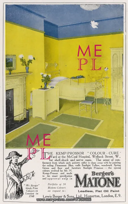 : COLOUR CURE WARD / 1918 : COLOUR CURE WARD / 1918