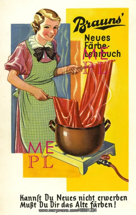 : Colour dye advert : Colour dye advert