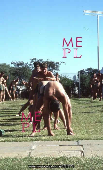 : Colour photo of Rhodesian Light Infantry playing : Colour photo of Rhodesian Light Infantry playing