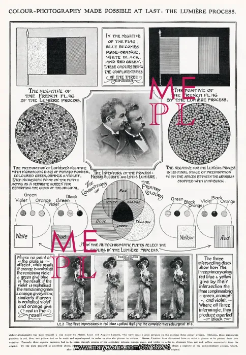 : Colour Photography Made Possible by Lumiere Process 1907 : Colour Photography Made Possible by Lumiere Process 1907