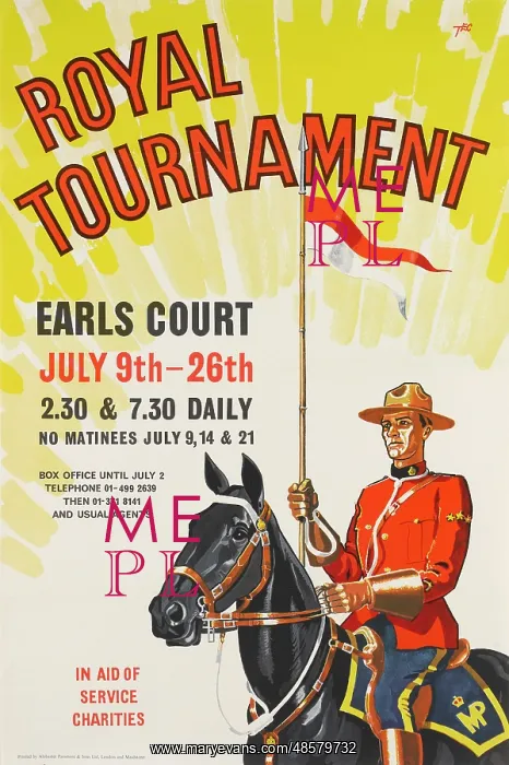 : Colour photolithograph recruiting poster after TEC, 1965 : Colour photolithograph recruiting poster after TEC, 1965