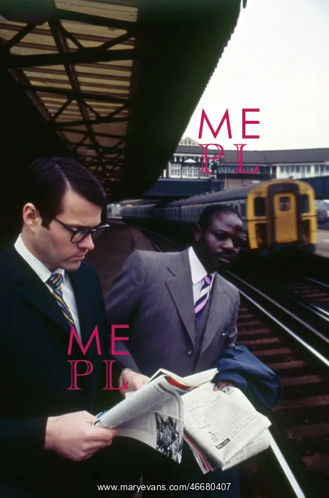 : Colour and Race - two businessmen : Colour and Race - two businessmen