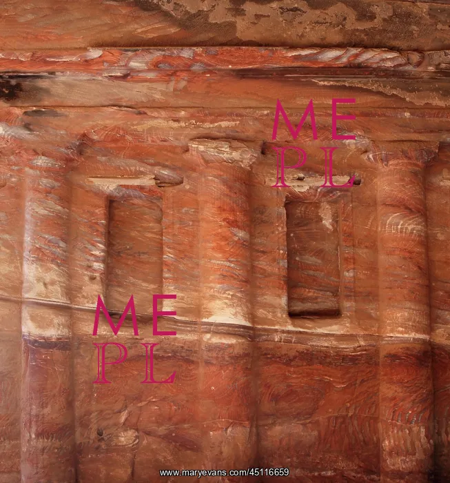 : Coloured Triclinium, Petra, Jordan : Coloured Triclinium, Petra, Jordan