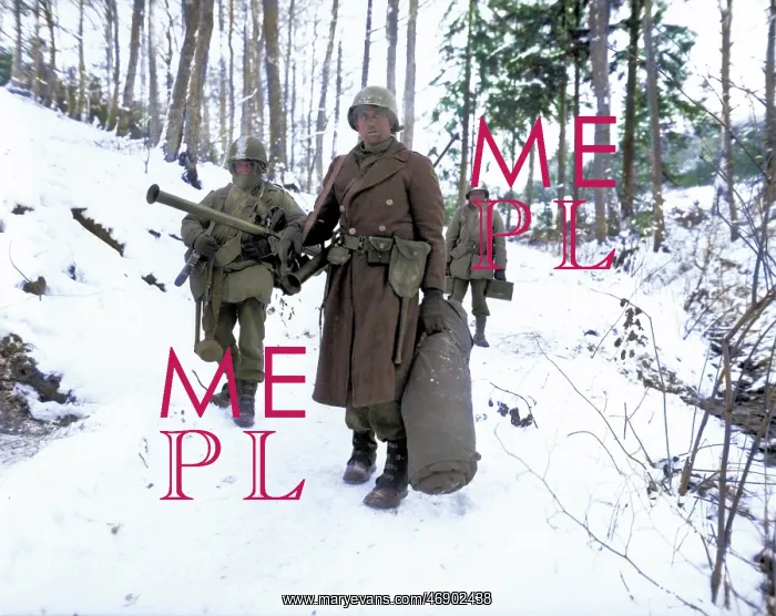  : Colourised Battle of the Bulge