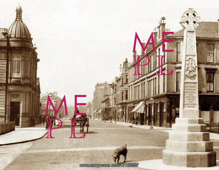 : Colquhoun Square, Helensburgh early 1900's : Colquhoun Square, Helensburgh early 1900's