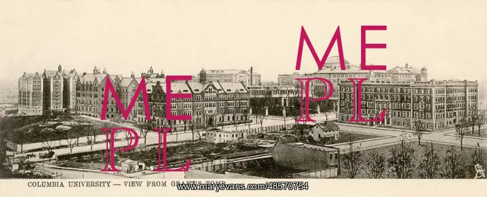 : Columbia University viewed from Grant's Tomb, New York City : Columbia University viewed from Grant's Tomb, New York City