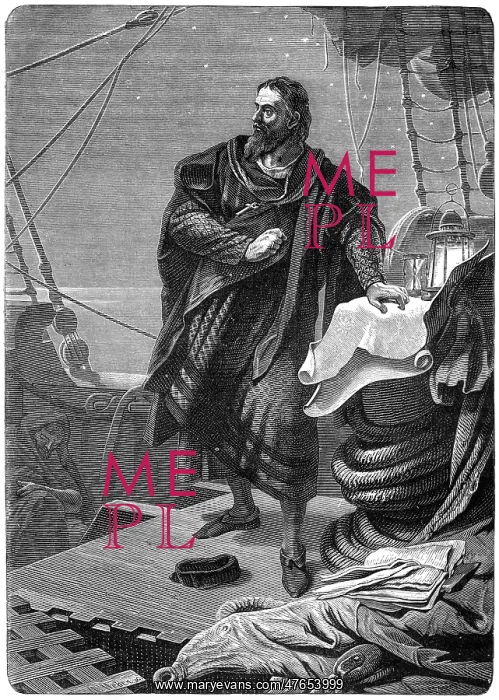 : Columbus First Sight of Land : Columbus First Sight of Land