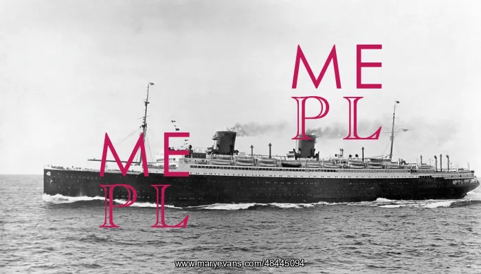 : The Columbus at sea, ca. 1930 : The Columbus at sea, ca. 1930