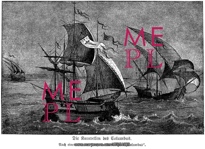  : Columbus and his ships on 1942 Expedition