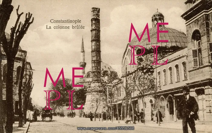 : The Column of Constantine or Burnt Column, Istanbul : The Column of Constantine or Burnt Column, Istanbul