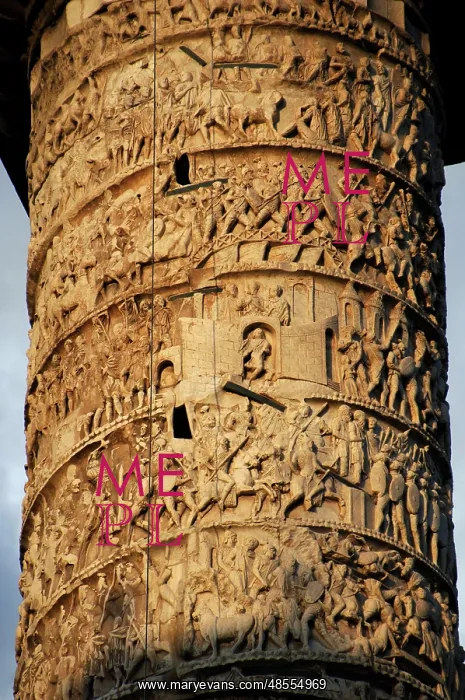 : The Column of Marcus Aurelius. Piazza Colonna. Rome. Italy : The Column of Marcus Aurelius. Piazza Colonna. Rome. Italy