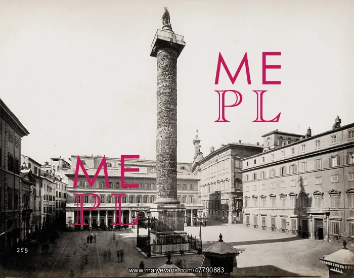 : The Column of Marcus Aurelius, Rome, Italy : The Column of Marcus Aurelius, Rome, Italy