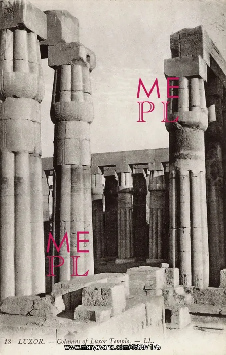 : Columns of the Luxor Temple, Egypt : Columns of the Luxor Temple, Egypt