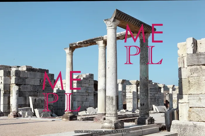 : Columns with pediments from the Basilica of St : Columns with pediments from the Basilica of St