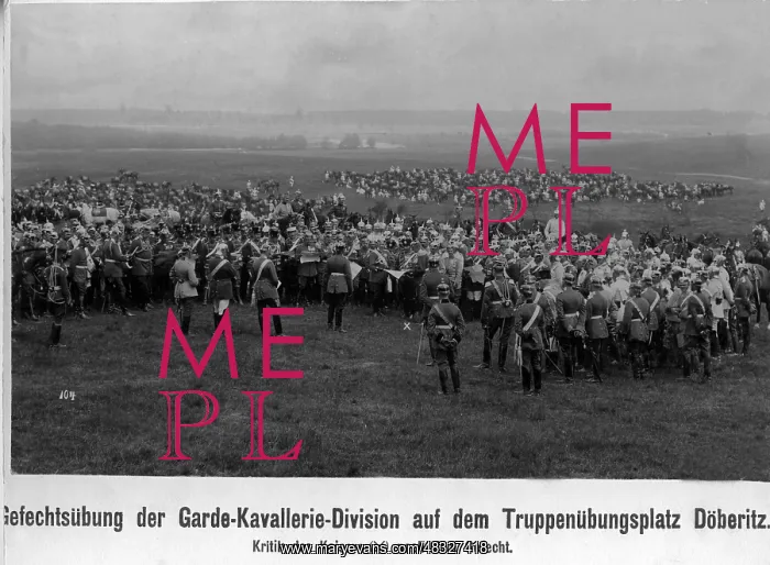 : Combat exercise in Doeberitz, 1907 : Combat exercise in Doeberitz, 1907