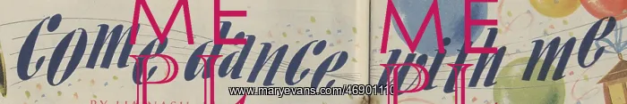 : Come dance with me - font and text in Woman's Own, 15th De : Come dance with me - font and text in Woman's Own, 15th De