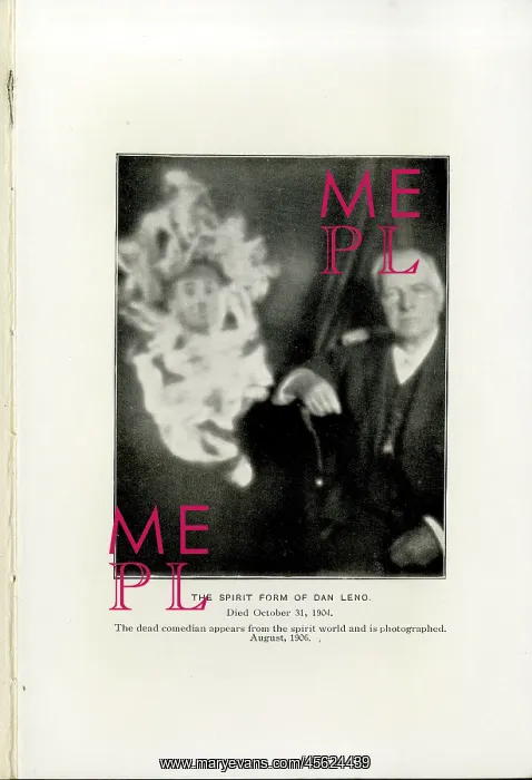 : Comedian Dan Leno in Spirit : Comedian Dan Leno in Spirit