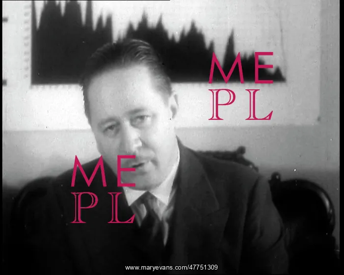 : Comedian Robert Benchley Talking to the Camera : Comedian Robert Benchley Talking to the Camera