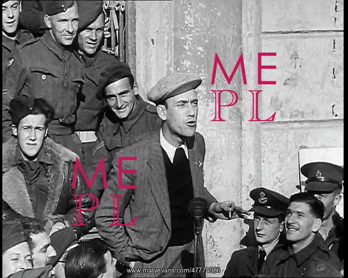 : Comedian Tommy Trinder Entertaining Allied Troops : Comedian Tommy Trinder Entertaining Allied Troops