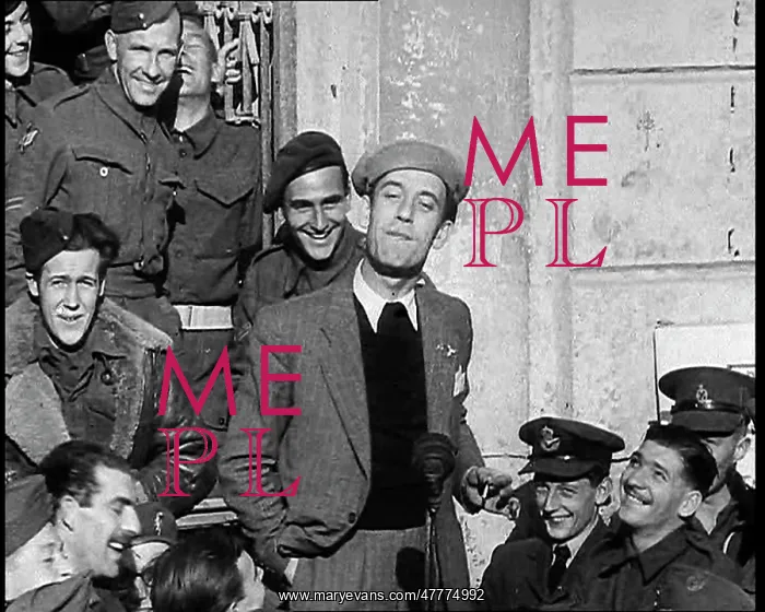 : Comedian Tommy Trinder Entertaining Allied Troops : Comedian Tommy Trinder Entertaining Allied Troops