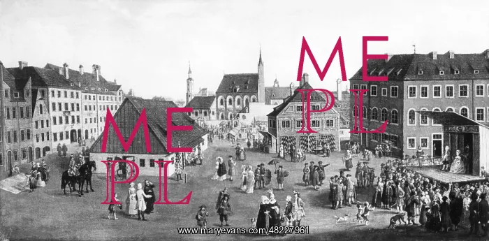 : Comedians on the Anger in Munich, 1780 : Comedians on the Anger in Munich, 1780