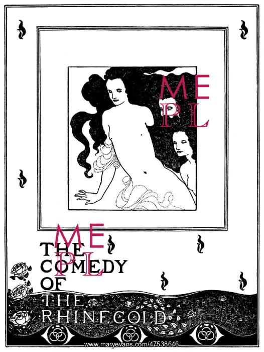 : The Comedy of the Rhinegold by Aubrey Beardsley : The Comedy of the Rhinegold by Aubrey Beardsley