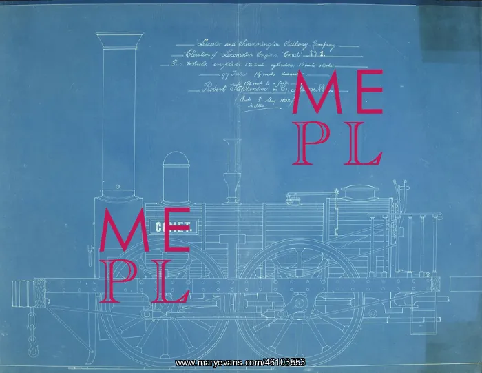 : 'Comet' engine by Robert Stephenson & Co : 'Comet' engine by Robert Stephenson & Co
