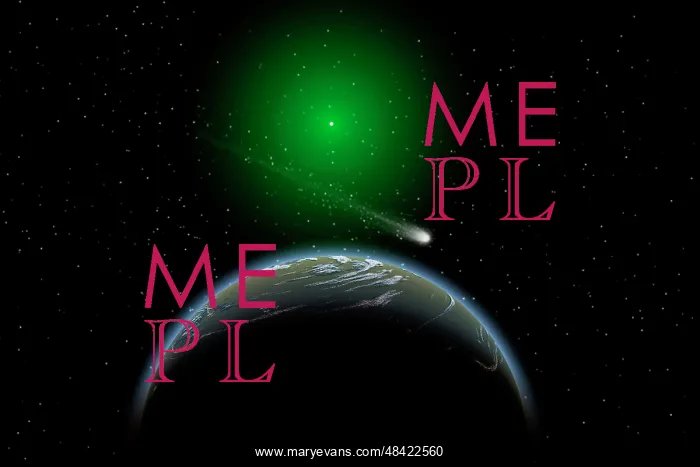 : A comet passing a distant alien world : A comet passing a distant alien world