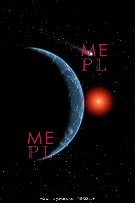  : A comet passing the Earth on its journey around the Sun
