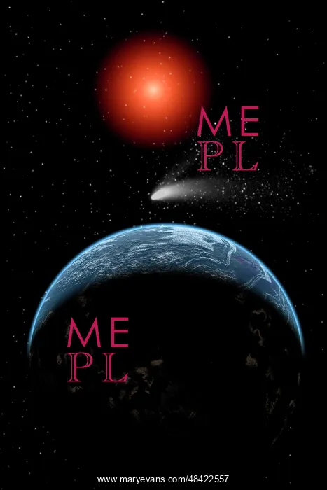 : A comet passing the Earth on its return journey from around : A comet passing the Earth on its return journey from around