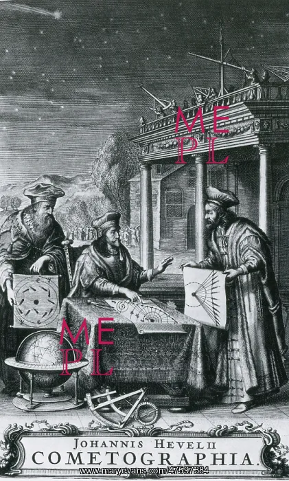 : Cometographia, Title Page, 1668 : Cometographia, Title Page, 1668