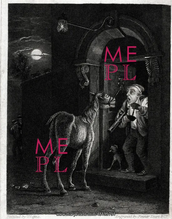  : Comic design, Disturbed by the Night Mare
