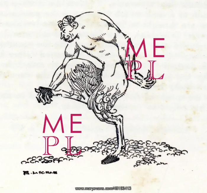 : Satyr. A comic illustration of the Greek mythological Satyr : Satyr. A comic illustration of the Greek mythological Satyr