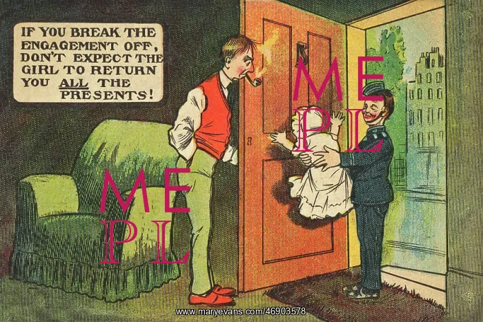 : Comic postcard, baby delivery : Comic postcard, baby delivery