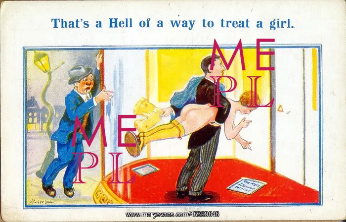 : Comic postcard, Drunkard and shop window dresser : Comic postcard, Drunkard and shop window dresser