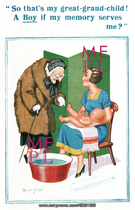 : Comic postcard, my great-grandchild : Comic postcard, my great-grandchild