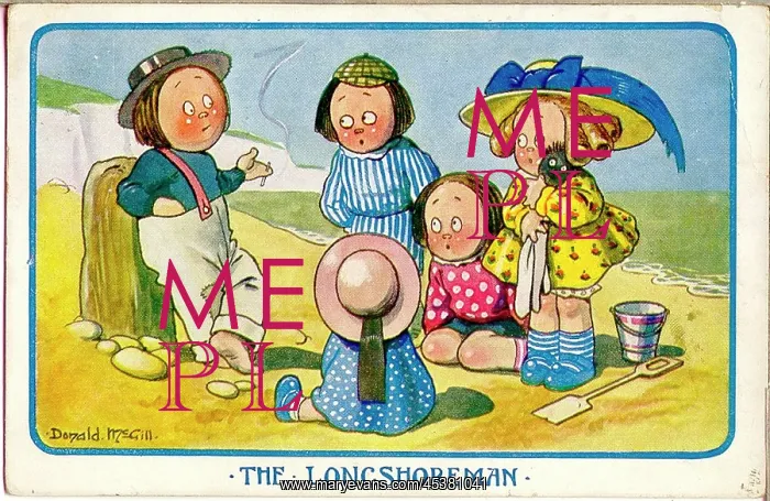 : Comic postcard, The Longshoreman telling a story : Comic postcard, The Longshoreman telling a story
