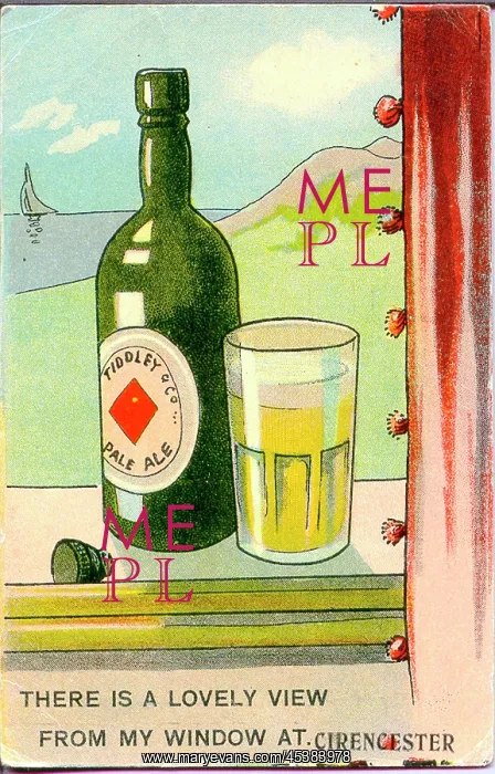 : Comic postcard, Lovely seaside view : Comic postcard, Lovely seaside view