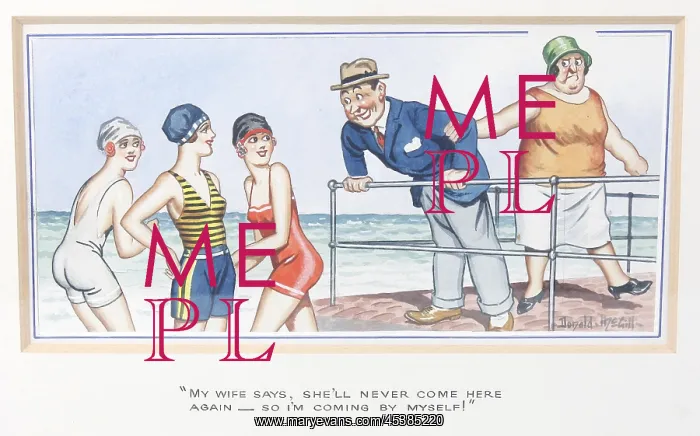 : Comic postcard, Seaside attractions : Comic postcard, Seaside attractions