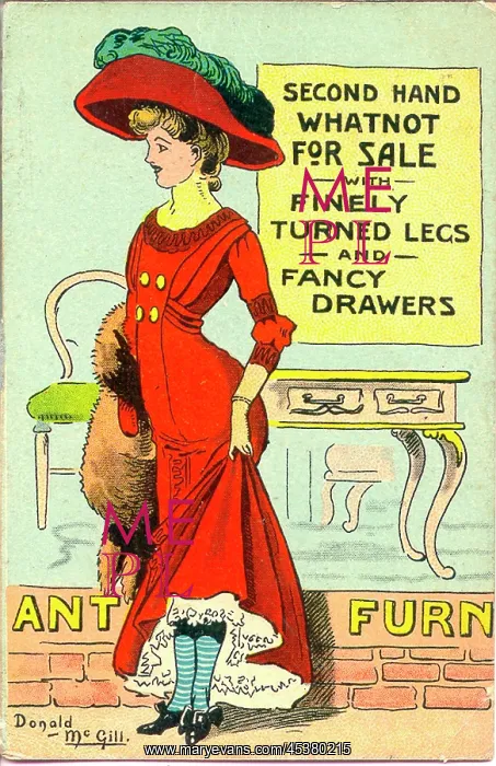 : Comic postcard, Second Hand Whatnot For Sale : Comic postcard, Second Hand Whatnot For Sale